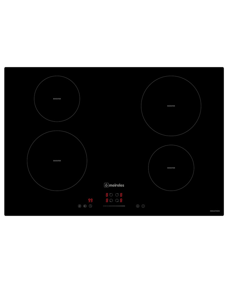 MEIRELES PLACA INDUÇAO 77CM 4ZONAS