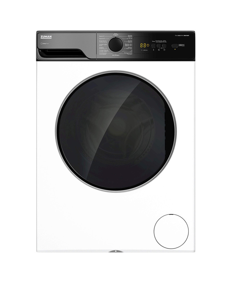 ZUMAN MAQUINA ROUPA 7KG 1000RT BRANCA (D)