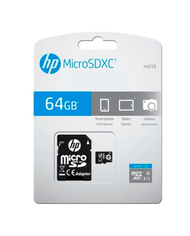 HP CARTAO MEMORIA 64GB MICRO SDXC MI210 C/ADAPTADOR