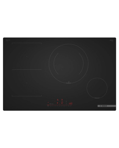 BOSCH PLACA INDUÇAO 80CM 4 ZONAS BISELADO PRETO MATTE