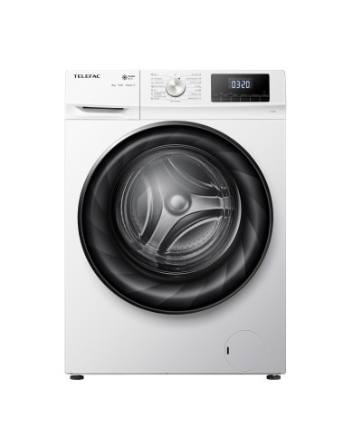 TELEFAC MAQUINA ROUPA 8KG 1400RT BRANCA (E)