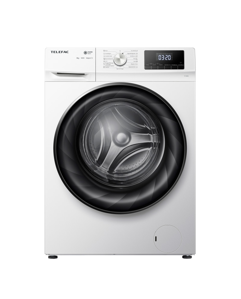 TELEFAC MAQUINA ROUPA 8KG 1400RT BRANCA (E)