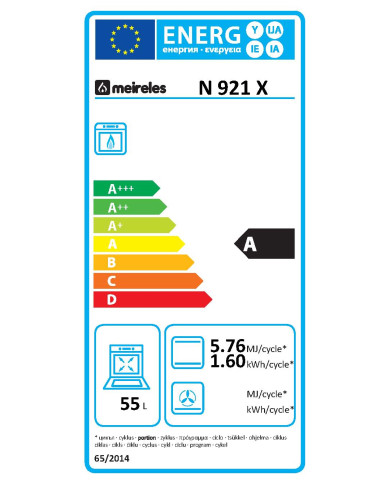 MEIRELES FOGAO INOX 5 GAS L88xP54,5CM PORTA BOTIJA VALV SEG
