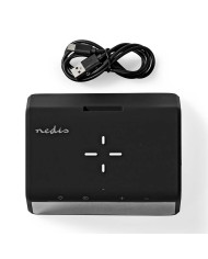 NEDIS RADIO RELOGIO DESPERTADOR CARREGAMENTO S/FIO