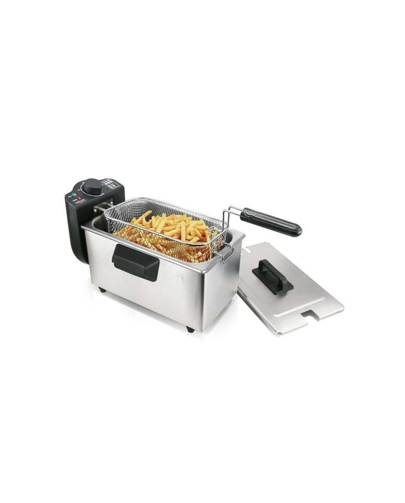 HAEGER FRITADEIRA 2000W 3LT STAINLESS DEEP INOX