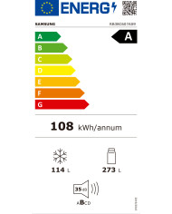 SAMSUNG COMBINADO 2030X595X658MT NF 387LT INOX (A)