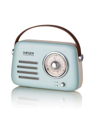 HAEGER RADIO PORTATIL VINTAGE FM 5.1 BLUETHOOTH HERITAGE
