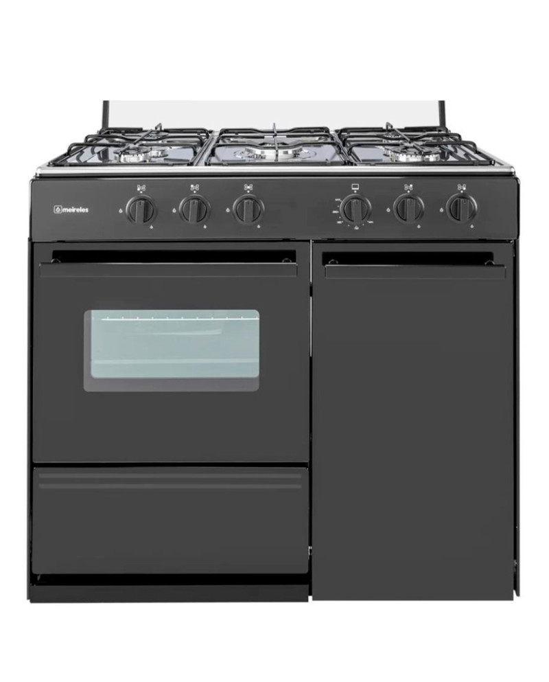MEIRELES FOGAO 90CM 5G 880X545X820 S/TAMPA CASTANHO