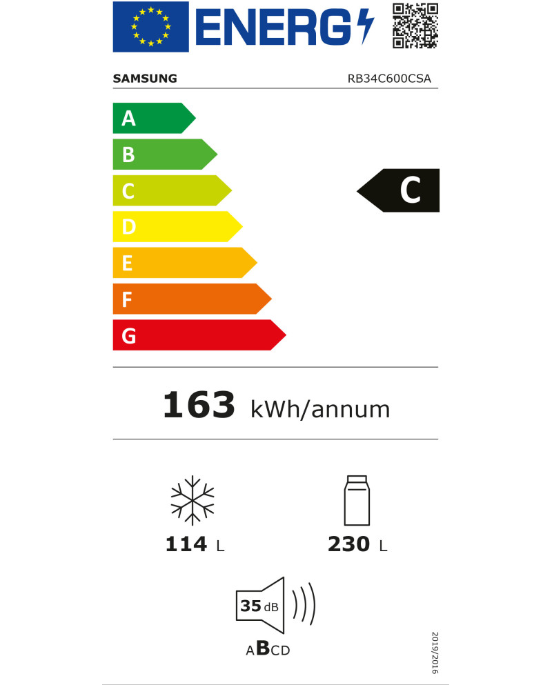 SAMSUNG COMBINADO 1853X595X658MT NF 344LT INOX (C)