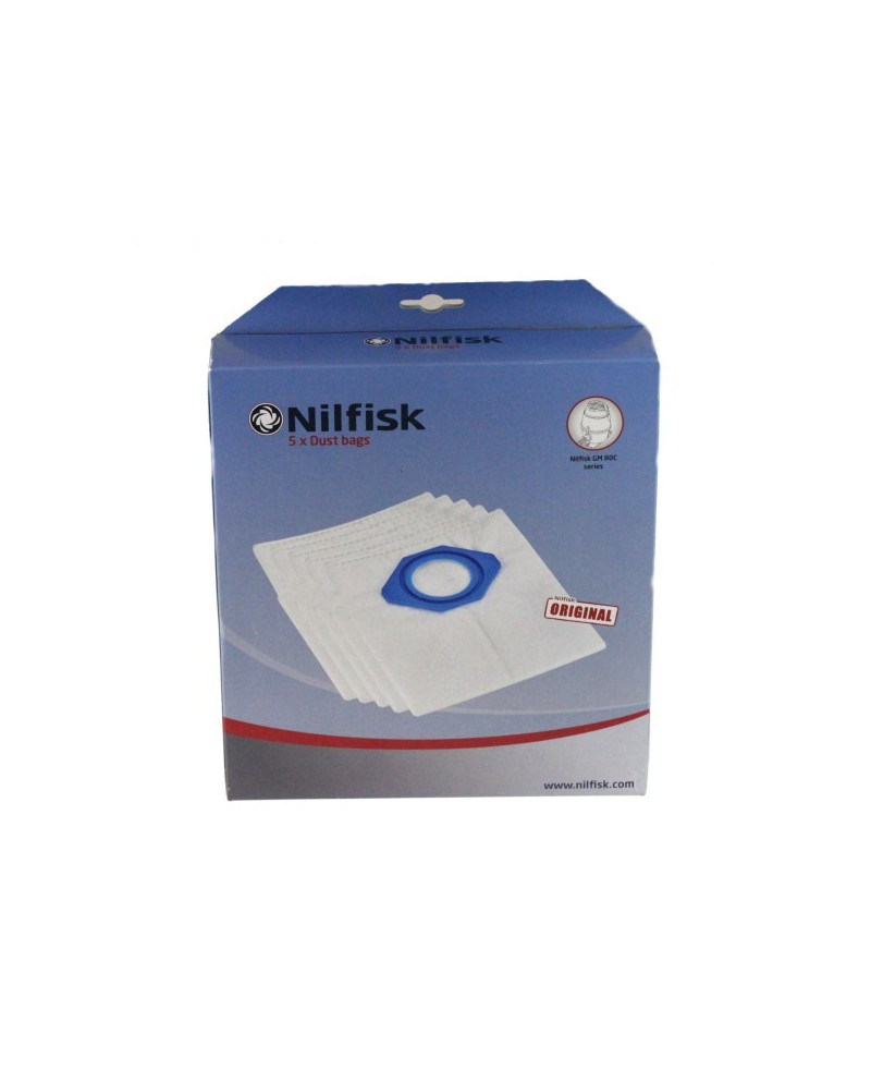 NILFISK SACOS ASPIRADOR P/GM80 5UN