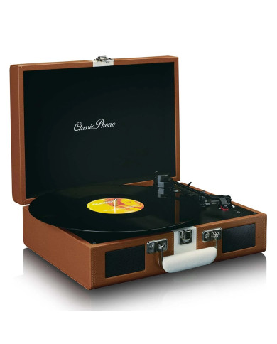 LENCO GIRA DISCOS DE MALA 33/45/78RPM BLUETOOTH
