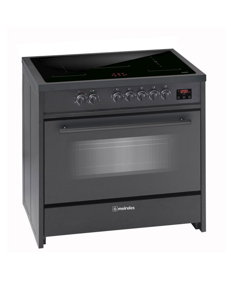 MEIRELES FOGAO 90CM INDUÇAO FORNO MULTIF. PRETO A