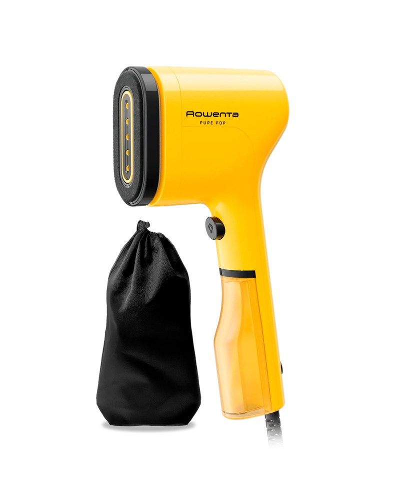 ROWENTA ESCOVA ENGOMAR A VAPOR PURE POP 2EM1 AMARELO