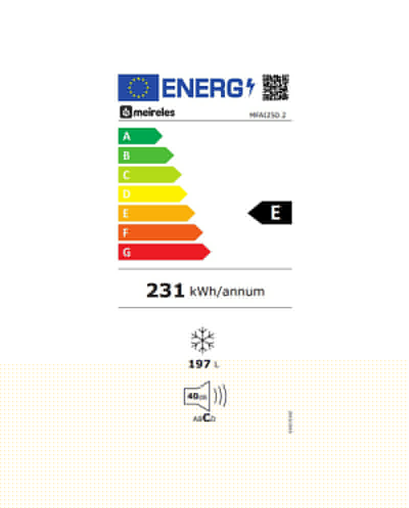 MEIRELES ARCA VERTICAL INTEG 1770X540X545 NF 225LT (E)